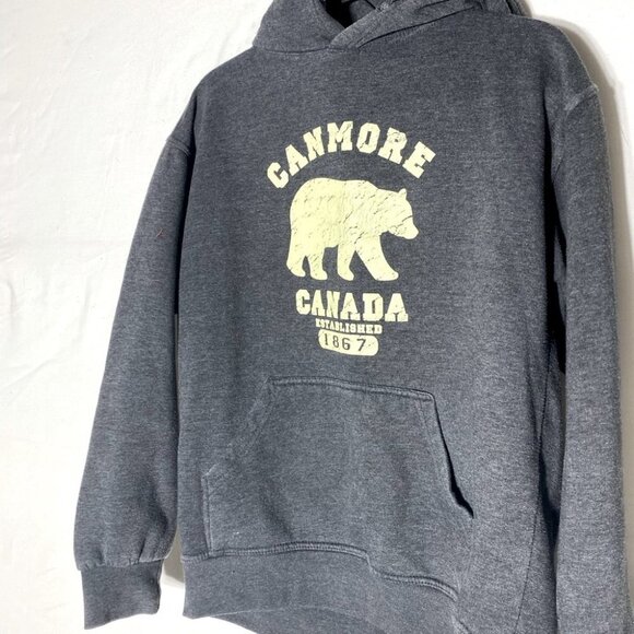 Vintage Canmore Canada Grey Hoodie M - Picture 2 of 13